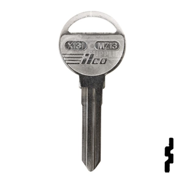 Uncut Key Blank | Mazda | X131, MZ13 Online now