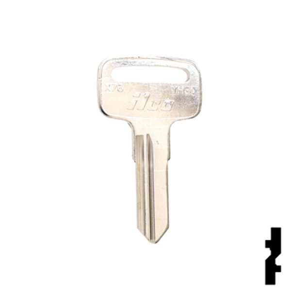 Uncut Key Blank | Yamaha | YH30, X76 Hot on Sale - Image 2