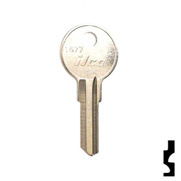 Uncut Key Blank | EZ-GO | 1677, 1919 Fashion - Image 2